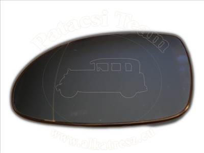 Citroen C6 2005-2012 - Tükörlap cserélhető bal, aszférikus, kék, fűthető