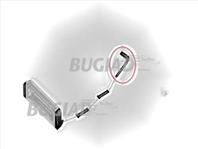 BUGIAD 82716 - Töltőlevegő cső MERCEDES-BENZ VW