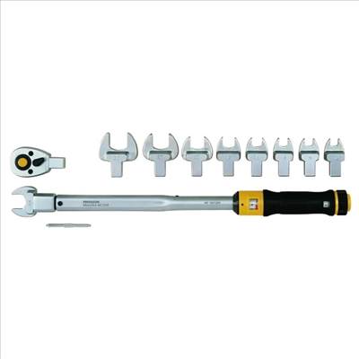 PROXXON MicroClick Irányváltós, racsnis nyomatékkulcs MC 200-Multi, 40-200Nm, 1/2" + villáskulcs kés
