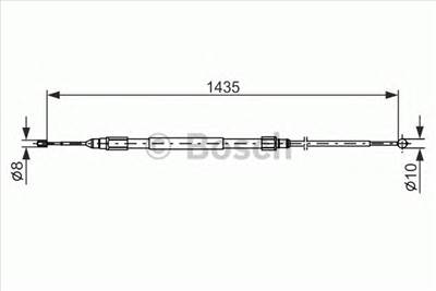 BOSCH 1 987 477 946 - Kézifék bowden BMW