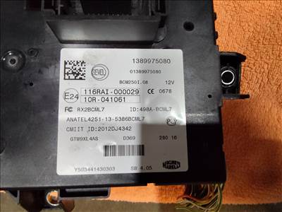 Fiat Ducato III Karosszéria vezérlőegység BCM 1389975080 bcm250i08