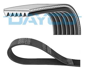 DAYCO 6PK852EE - hosszbordás szíj LADA