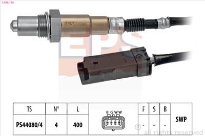 EPS 1.998.196 - lambdaszonda CITROËN DS OPEL PEUGEOT TOYOTA VAUXHALL