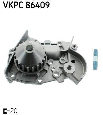 Vízszivattyú, motorhűtés SKF VKPC 86409 for RENAULT