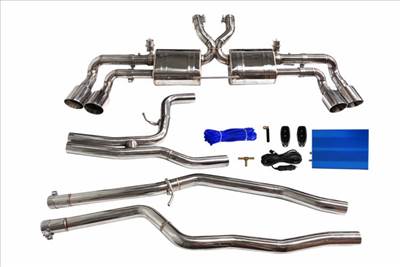 TurboWorks CatBack kipufogórendszer Porsche Cayenne 958.2 3.0T/3.6T 15-17 Active