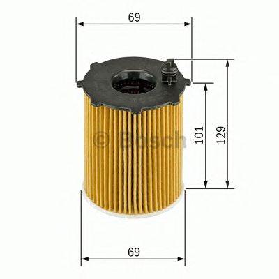 BOSCH F 026 407 011 - olajszűrő AUDI LAMBORGHINI VW