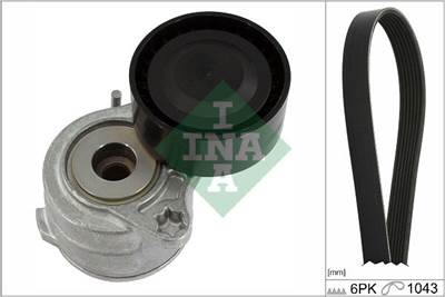 hosszbordás szíj készlet Schaeffler INA 529 0419 10 for CITROËN, PEUGEOT, OPEL, VAUXHALL, …