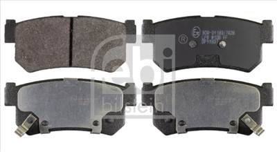 FEBI BILSTEIN 170638 - fékbetétkészlet, tárcsafék DAEWOO SSANGYONG