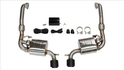 TurboWorks CatBack kipufogórendszer Porsche Cayman/Boxster 987.2 2.7/2.9/3.4 08-12 Aktív