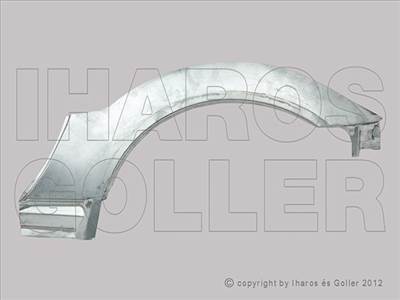 Mazda MX-5 2006-2008 - Hátsó sárvédő javítóív bal