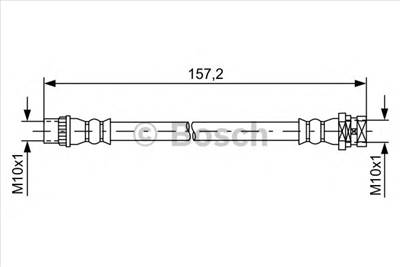 BOSCH 1 987 481 624 - fékcső RENAULT
