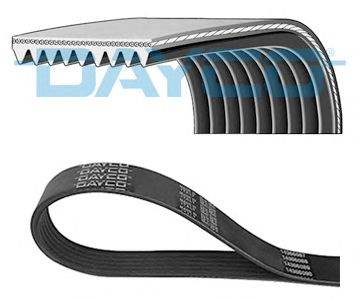 DAYCO 9PK1380HD - hosszbordás szíj DAF
