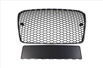 MTUNING Grill Audi A5 8T RS-stílus Króm-Fekete 13-16