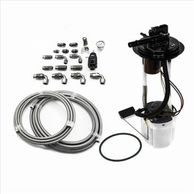 DEATSCHWERKS DW400 üzemanyag-szivattyú modul visszafolyó készlettel Silverado/Sierra 1500/2500/3500