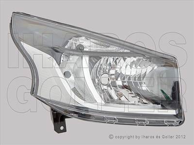 Fiat Talento 2016-2021 - Fényszóró H4 (motorral) jobb TYC