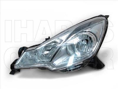 Citroen DS3 2010-2016 - Fényszóró H7/H1 bal, fekete házas (motorral) DEPO