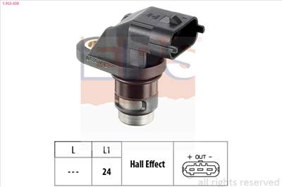 EPS 1.953.438 - fordulatszám érzékelő CHRYSLER MERCEDES-BENZ PORSCHE PUCH VW