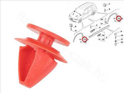 Patent   - STELVIO - 6000628195, 6000626342 -  - FIAT eredeti Eredeti új 6000628195