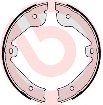 BREMBO S 85 536 - kézifék fékpofakészlet AUDI LAND ROVER MERCEDES-BENZ PORSCHE VW