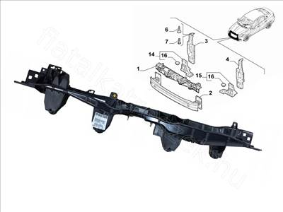 Zárhid Tipo  - TIPO - 52209828, 521615990 -  - FIAT eredeti Eredeti új 52209828