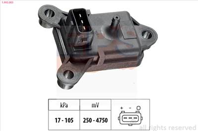EPS 1.993.003 - szívócső nyomás érzékelő ALFA ROMEO CITROËN FIAT IVECO LANCIA PEUGEOT