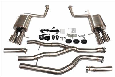 TURBOWORKS CatBack kipufogórendszer BMW F18 F10 520/525/528/535 2.0T/3.0T 2010-2016 Active