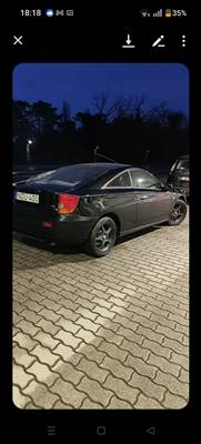 Toyota Celica 143 PS, itthoni új korától,1 tulaj 8 éve, egészségügyi okból eladó,1 év műszaki,LPG