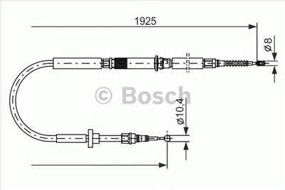 BOSCH 1 987 477 959 - Kézifék bowden AUDI