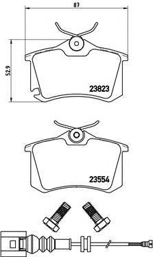 BREMBO P 85 066 - fékbetét AUDI SEAT SKODA VW