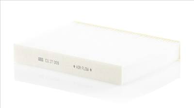 MANN-FILTER CU 27 009 - pollenszűrő FIAT NISSAN OPEL RENAULT VAUXHALL