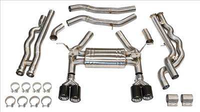 TurboWorks BMW M3/M4 F80/F82/F83 3.0T 13+ CatBack kipufogórendszer