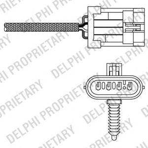 DELPHI ES20135-12B1 - lambdaszonda CHEVROLET DAEWOO DONGNAN (SOUEAST) ISUZU OPEL VAUXHALL VW (FAW)