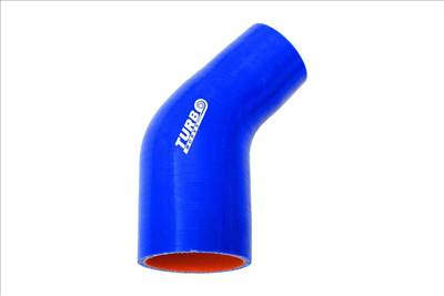 TurboWorks Pro Blue 45° szűkítő szilikon csatlakozó 76-102mm