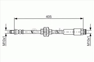 BOSCH 1 987 481 671 - fékcső FIAT JEEP OPEL VAUXHALL