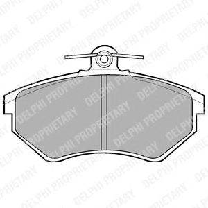 DELPHI LP770 - fékbetét AUDI SEAT VW WULING (SGMW)