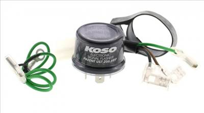 Koso digitális index relé (12V - Max.15A - 3 Pin - LED)