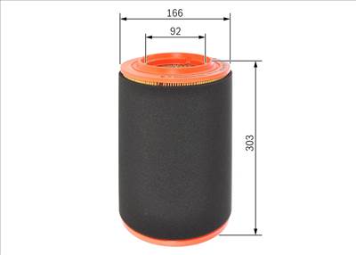 légszűrő BOSCH F 026 400 370 for FIAT, CITROËN, PEUGEOT, OPEL, …