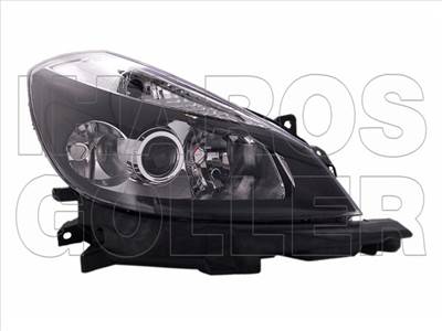 Renault Clio 2005-2009 - FSZ 2H7/H1 jobb,fekete,motoros,DE(n.Campus)VALEO