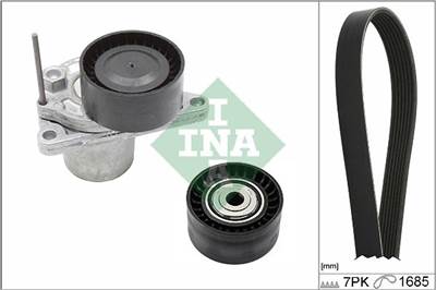 hosszbordás szíj készlet Schaeffler INA 529 0246 10 for RENAULT, DACIA, NISSAN, OPEL, …
