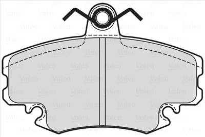 Fékbetét készlet VALEO 601699 for RENAULT, DACIA, LADA