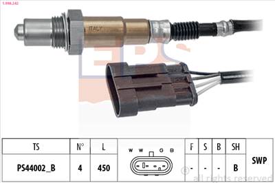 EPS 1.998.242 - lambdaszonda ALFA ROMEO FIAT LANCIA