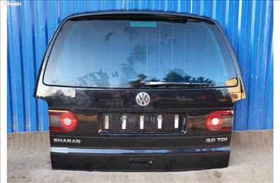 Volkswagen Sharan 2006- csomagtér ajtó fekete rozsdamentes