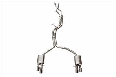 TurboWorks CatBack kipufogórendszer Audi B8 S4 S5 3.0T Active