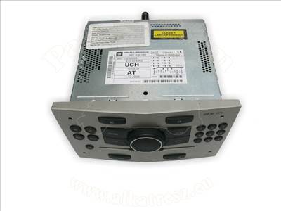 Opel Zafira B/2 2007-2011 - rádió és cd lejátszó, selyem kő, CD30 MP3, DELPHI GRUNDIG, jelölés: AC/AT/HU