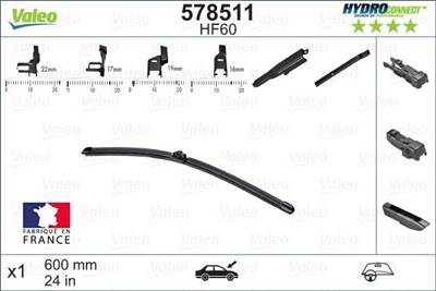 byd seal u 2024- - ablaktörlő lapát 1db  600mm (hf60) hydroconnect