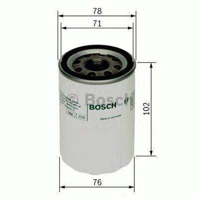 BOSCH F 026 407 027 - olajszűrő MITSUBISHI SMART