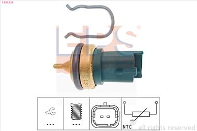EPS 1.830.328 - hűtőfolyadék hőmérséklet érzékelő CITROËN MINI PEUGEOT