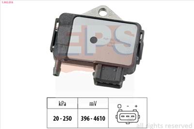 EPS 1.993.016 - szívócső nyomás érzékelő CITROËN FORD HONDA MG PEUGEOT ROVER