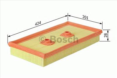 BOSCH F 026 400 482 - légszűrő MERCEDES-BENZ