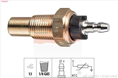 EPS 1.830.052 - hűtőfolyadék hőmérséklet érzékelő ACURA DAIHATSU HONDA ROVER SUZUKI